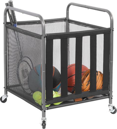 box to hold t ball metal|ball storage for sports equipment.